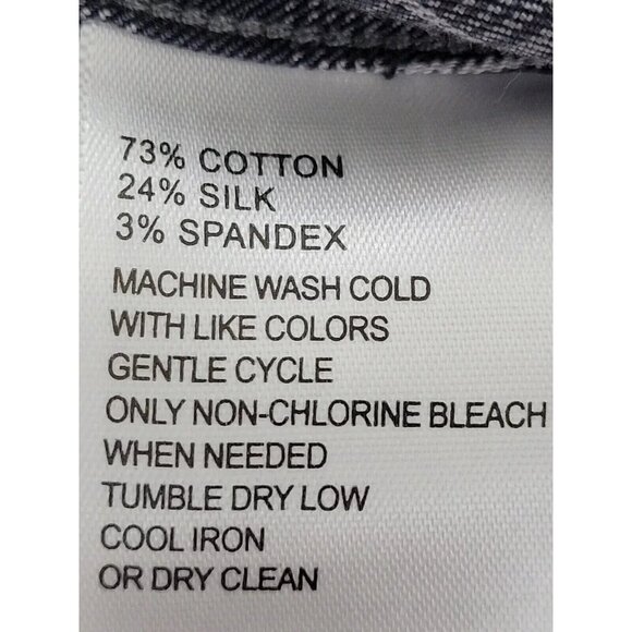 Tommy Bahama Men's Big & Tall 4XB Fog Grey Lazlo Ombre Stripe Silk Blend Shirt - Picture 4 of 9